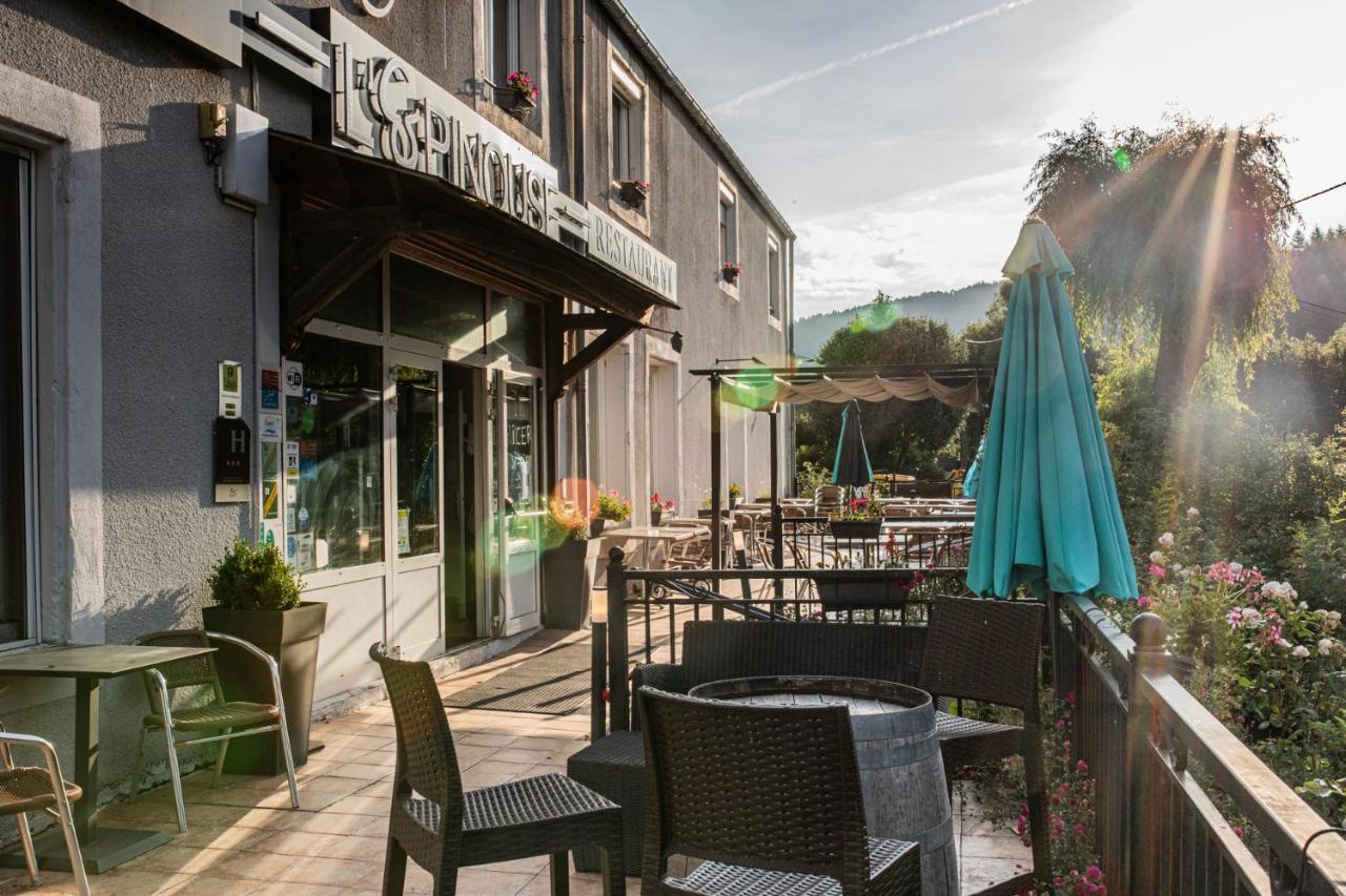 Logis Hotel Restaurant Auberge De L'Espinouse Fraisse-sur-Agout Esterno foto